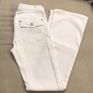 Banana Republic White Jeans